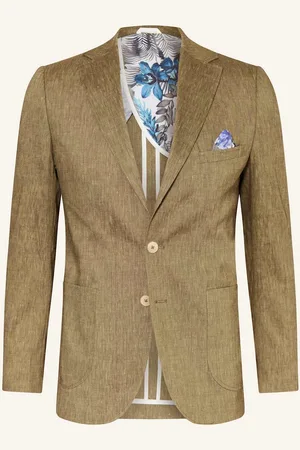 PAUL Oblekové Sako Extra Slim Fit Se Lnem