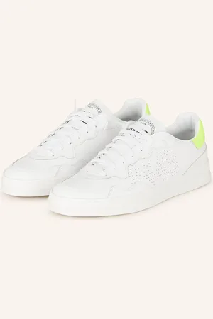 P448 Sneakersy Bali bílá neonově zelená neonově žlutá