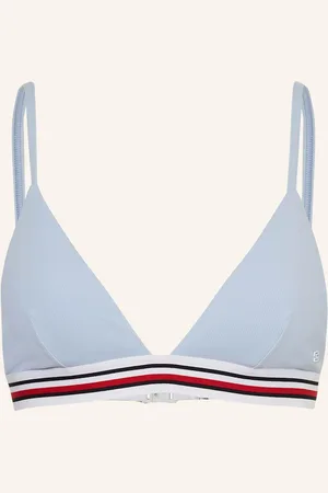 Tommy Hilfiger Trojúhelníkový Horní Díl Bikin tmavě modrá