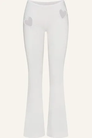 SKIMS Pohodlné Domácí Kalhoty Cotton Jersey