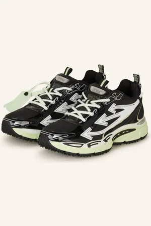OFF-WHITE Sneakersy Ow Be Right Back černá bílá neonově zelená