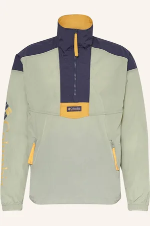 Columbia Bunda Přes Hlavu Riptide™ Ii Retro Windbreaker světle zelená tmavě modrá oranžová