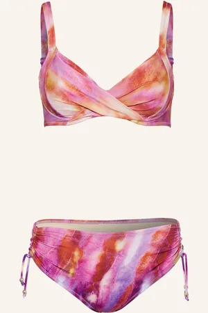 Charmline Bikiny S Kosticemi Cosmic Soul fialová růžová oranžová