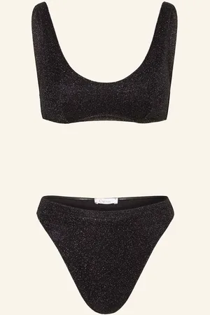 Oseree Bustier Bikiny Lumiere Sporty S Třpytivou Přízí černá