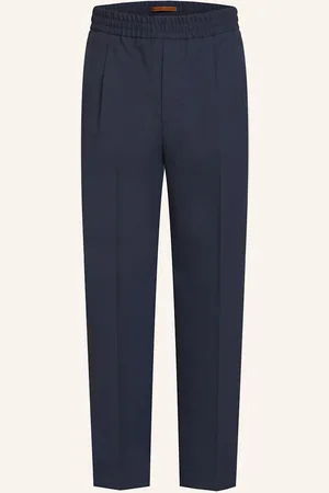Ermenegildo Zegna Kalhoty Slim Fit tmavě modrá