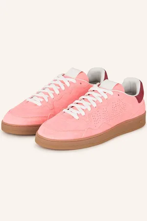 P448 Sneakersy vert2 neonově červená tmavě červená