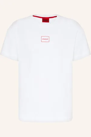 HUGO BOSS Pyžamová Košile Laze bílá