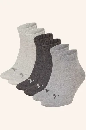 PUMA Ponožky Quarter Plain, 6 Párů V Balení šedá černá světle šedá