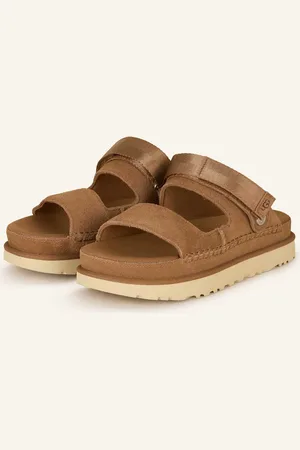 UGG Pantofle Goldenstar Glide hnědá