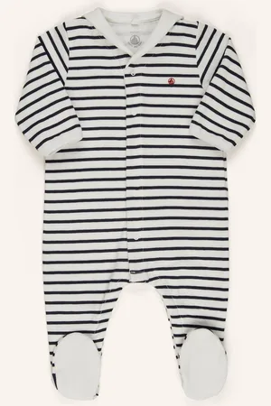 Petit Bateau Dupačky krémová černá
