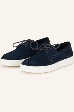 Tommy Hilfiger Šněrovací Boty tmavě modrá