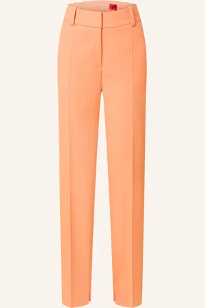 HUGO BOSS Kalhoty Hetana tmavě oranžová