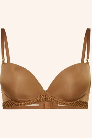Aubade Push-Up Podprsenka Sheer Emotion hnědá