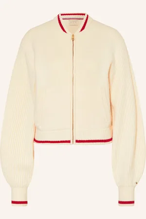 Tommy Hilfiger Pletený Kardigan krémová červená