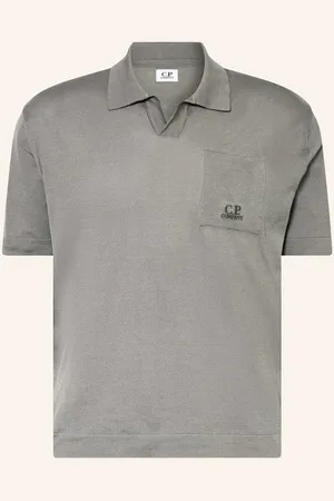 C.P. Company Úpletová Polokošile šedá