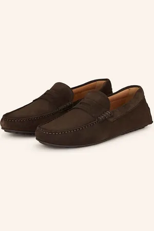 HUGO BOSS Mokasíny Typu Penny Noel tmavě hnědá