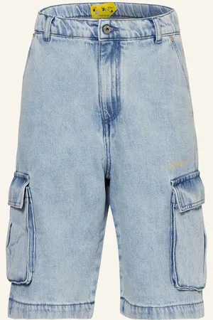 OFF-WHITE Džínové Cargo Šortky