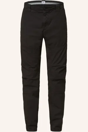 C.P. Company Chino Kalhoty Extra Slim Fit černá
