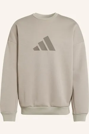 adidas Mikina Future Icons Three Bar Crew šedá