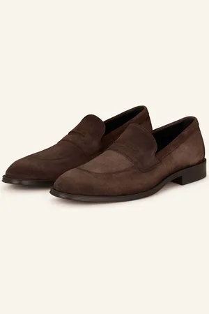 HUGO BOSS Mokasíny Typu Penny Derrek tmavě hnědá