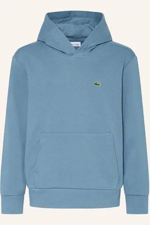 Lacoste Mikina S Kapucí petrolejová