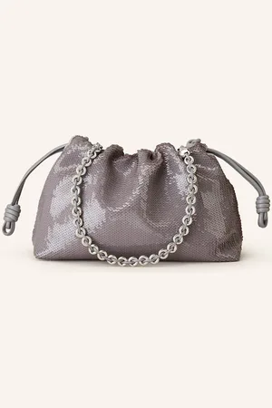 Loewe Kabelka Přes Rameno Flamenco Medium šedá