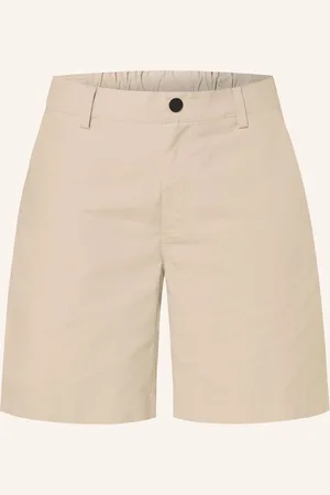 Knowledge Cotton Apparal Trekingové Šortky Vent Canvas 200 světle šedá