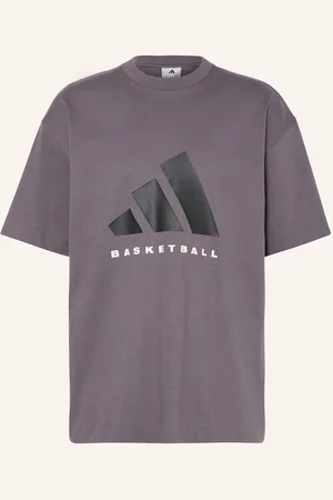 adidas Tričko tmavě fialová