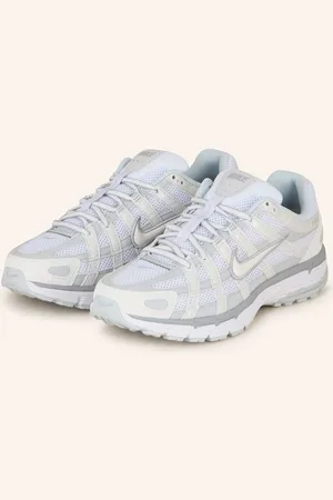 Nike Sneakersy P-6000 bílá režná světle šedá