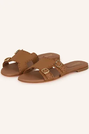 santoni Pantofle hnědá