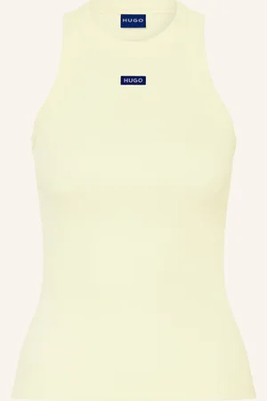 Hugo Blue Top Easy Tank tmavě žlutá