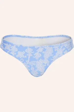 Heidi Klein Basic Bikinové Kalhotky Playa Paraiso modrá bílá