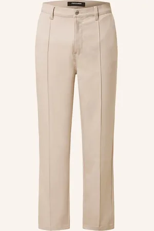 Pegador Chino Kalhoty Guider Regular Fit béžová