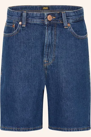 JACK & JONES Džínové Šortky Loose Fit tmavě modrá