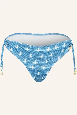 Watercult Basic Bikinové Kalhotky Urban Indigo modrá bílá
