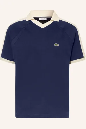 Lacoste Žerzejová Polokošile tmavě modrá režná