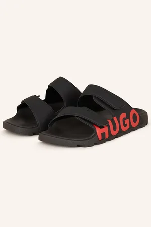 HUGO BOSS Pantofle Evander černá