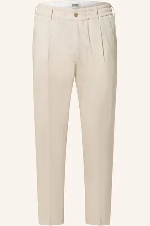 Drykorn Oblekové Kalhoty Chasy Extra Slim Fit Se Lnem