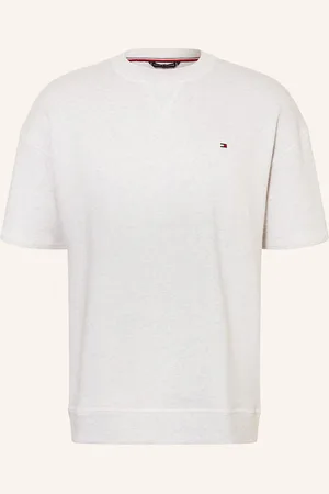 Tommy Hilfiger Pohodlné Domácí Tričko světle šedá