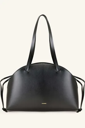 Jil Sander Kabelka Přes Rameno Curve Medium černá