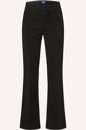 Hugo Blue Bootcut Kalhoty Hizama černá