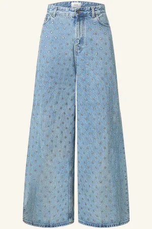 haikure Wide Leg Džíny Big Bethany S Nýty