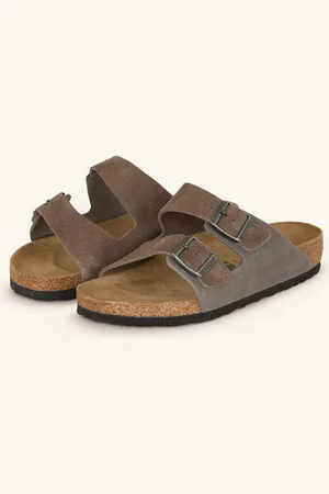 Birkenstock Pantofle Arizona šedá béžová
