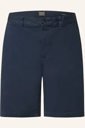 Scotch&Soda Chino Šortky Stuart Slim Fit tmavě modrá