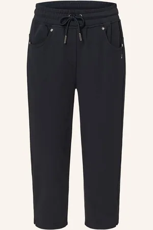 JOY SPORTSWEAR 3 4 Kalhoty Vanessa Z Žerzejového Materiálu tmavě modrá