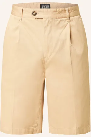 Scotch&Soda Chino Šortky Wide Fit béžová