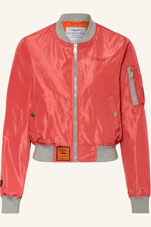 Bombers Original Blouson červená šedá