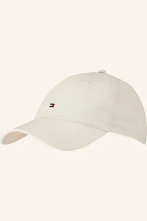 Tommy Hilfiger Lněná Kšiltovka režná
