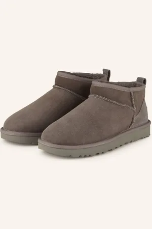 UGG Boots Classic Ultra Mini šedá
