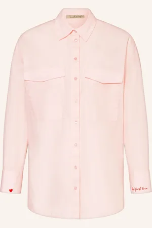 Smith & Soul Oversized Košilová Halenka růžová